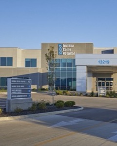 The Indiana Spine Hospital campus in Carmel